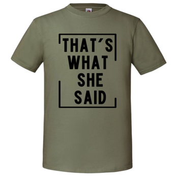 That's What She Said, Tak Powiedziała, Office, Koszulka, T-shirt